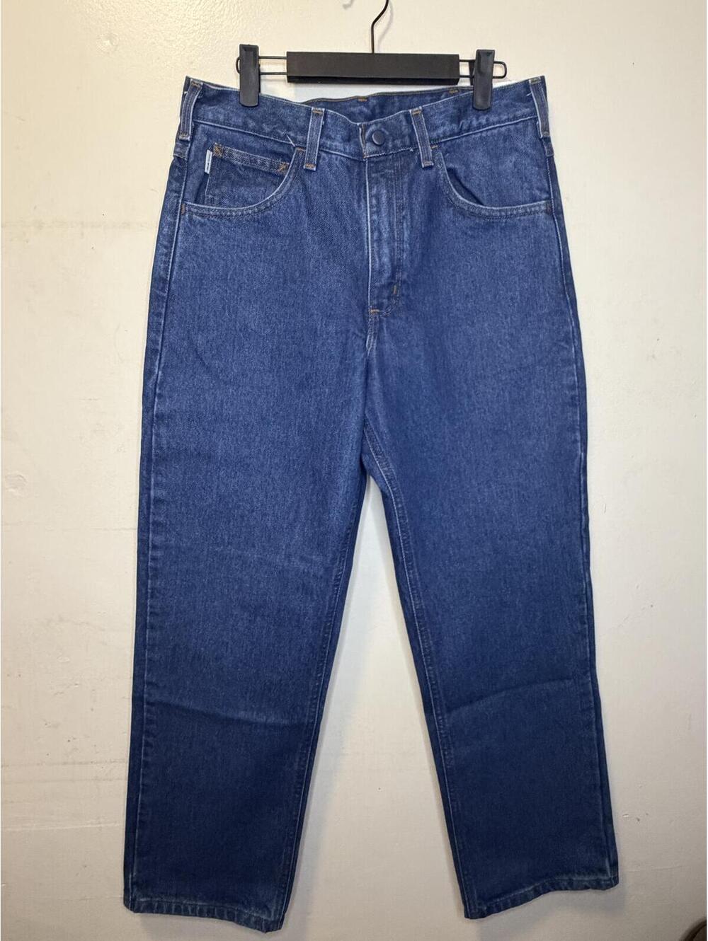 Carhartt FRB160 DNM Men's Blue Denim Jeans 32x30